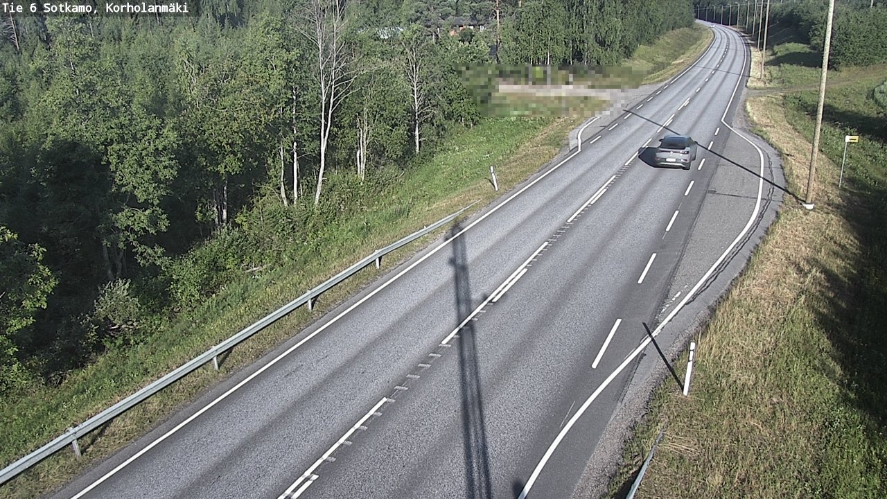 Weather Camera Image Väg 6 Sotkamo, Korholanmäki, Sotkamo, Kainuu