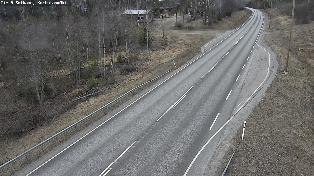 Weather Camera Image Väg 6 Sotkamo, Korholanmäki, Sotkamo, Kainuu