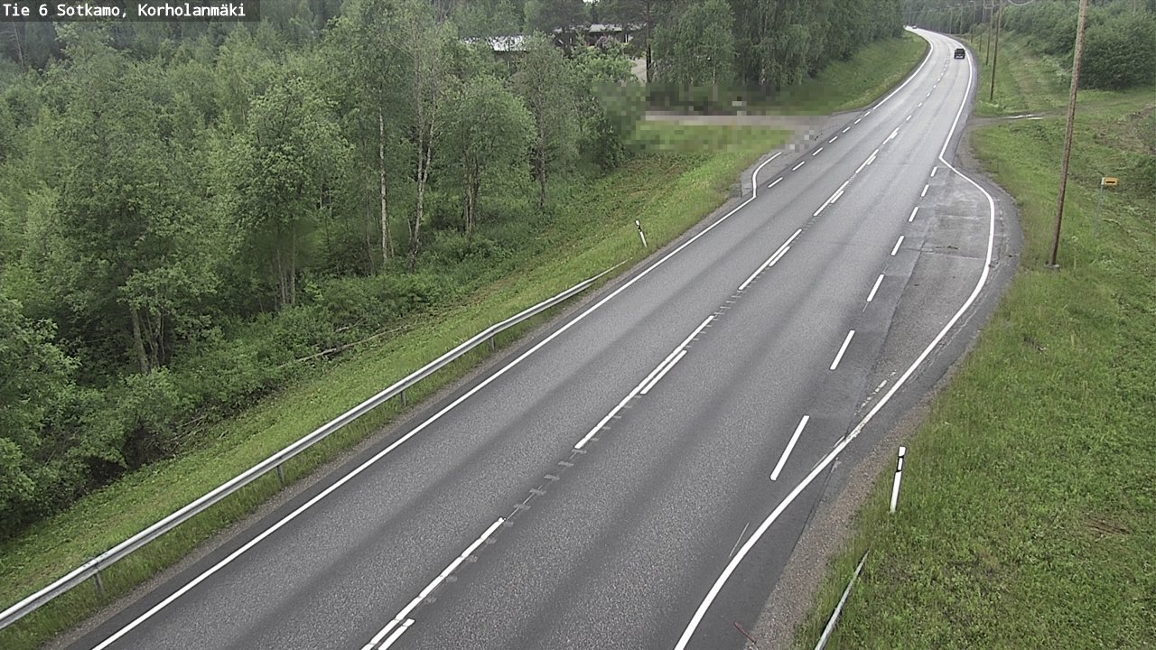 Weather Camera Image Väg 6 Sotkamo, Korholanmäki, Sotkamo, Kainuu
