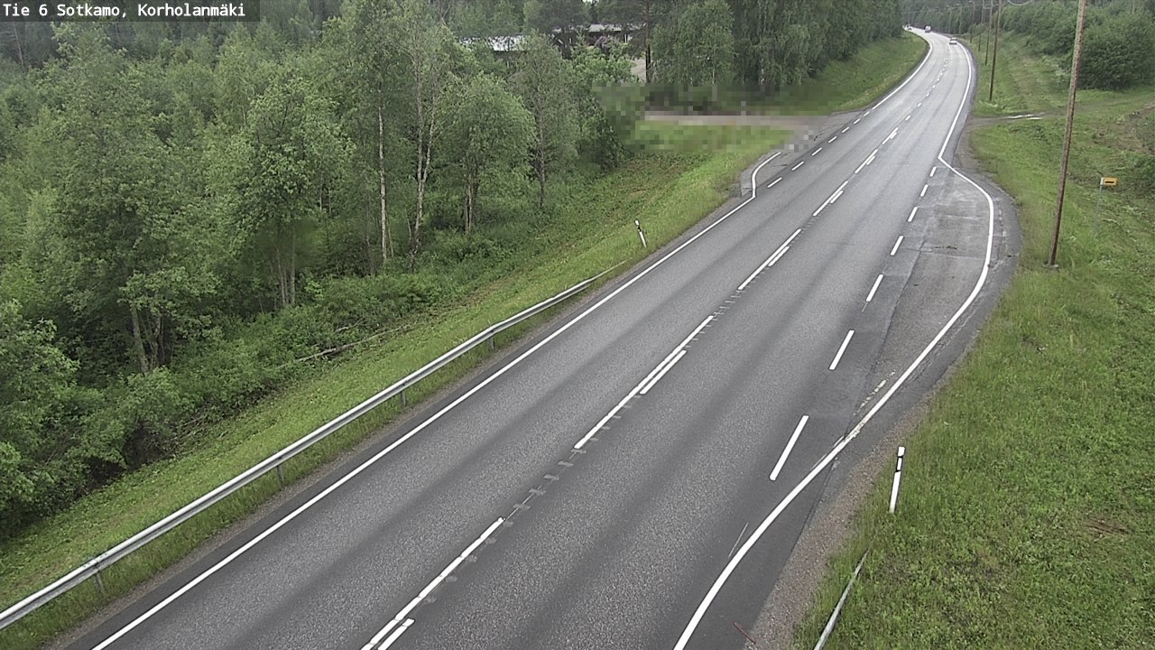 Weather Camera Image Väg 6 Sotkamo, Korholanmäki, Sotkamo, Kainuu