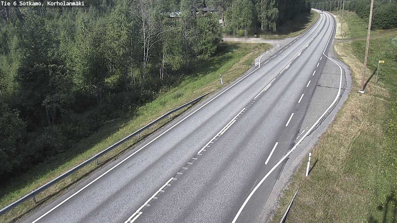 Weather Camera Image Väg 6 Sotkamo, Korholanmäki, Sotkamo, Kainuu
