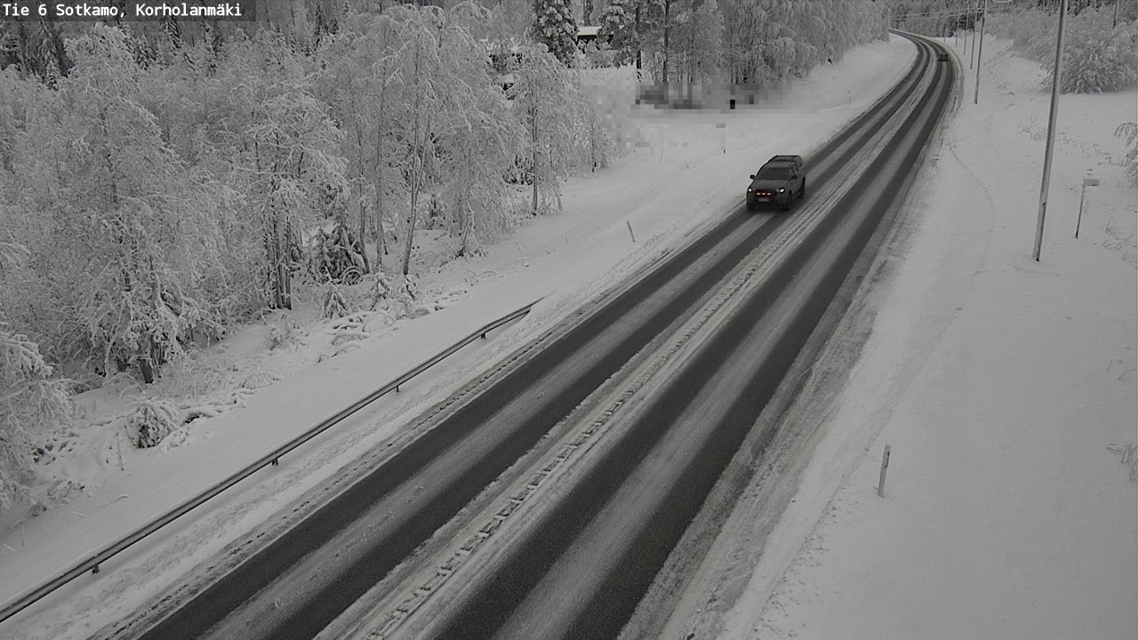 Weather Camera Image Road 6 Sotkamo, Korholanmäki, Sotkamo, Kainuu