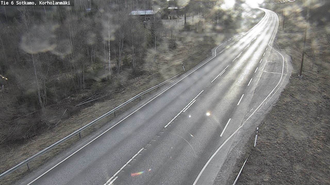 Weather Camera Image Väg 6 Sotkamo, Korholanmäki, Sotkamo, Kainuu