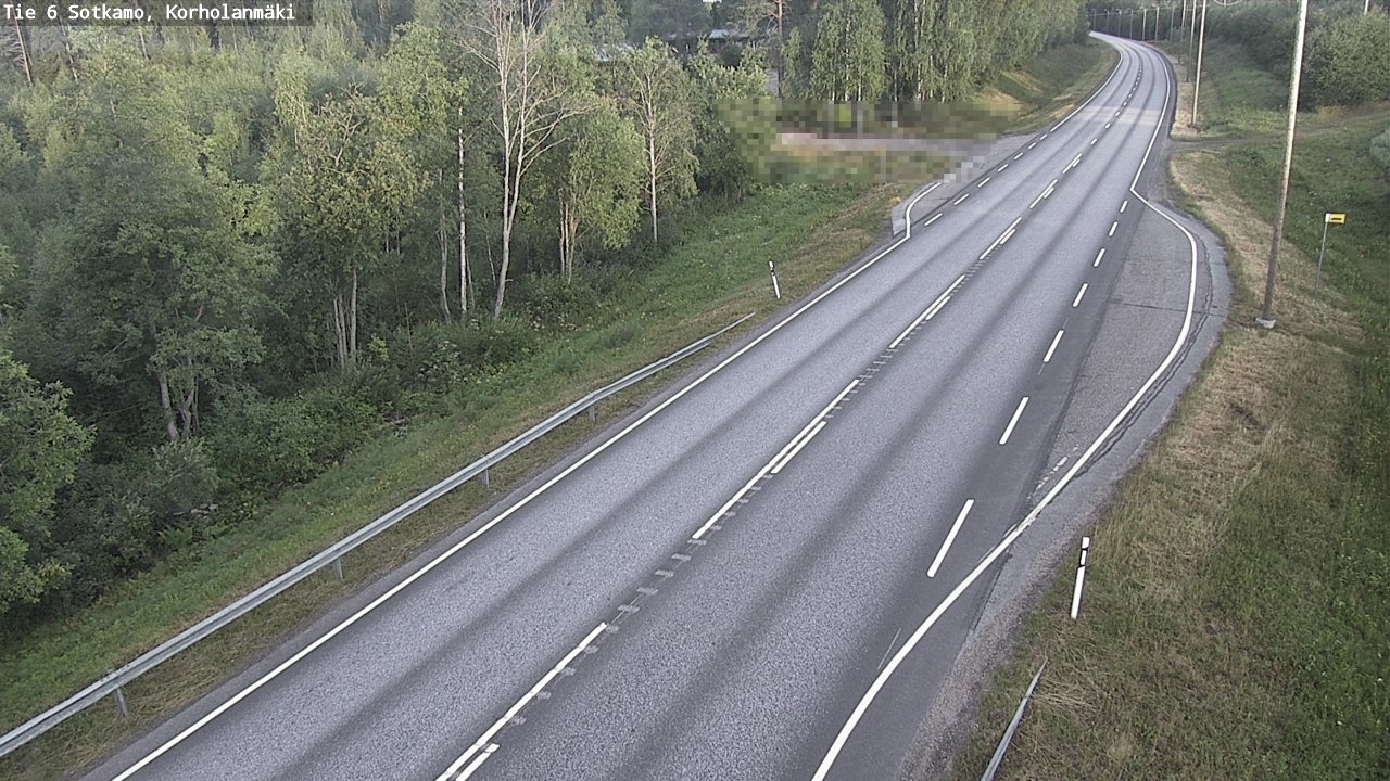 Weather Camera Image Väg 6 Sotkamo, Korholanmäki, Sotkamo, Kainuu