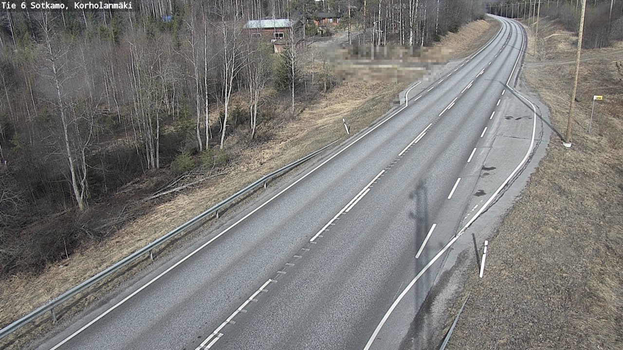 Weather Camera Image Väg 6 Sotkamo, Korholanmäki, Sotkamo, Kainuu