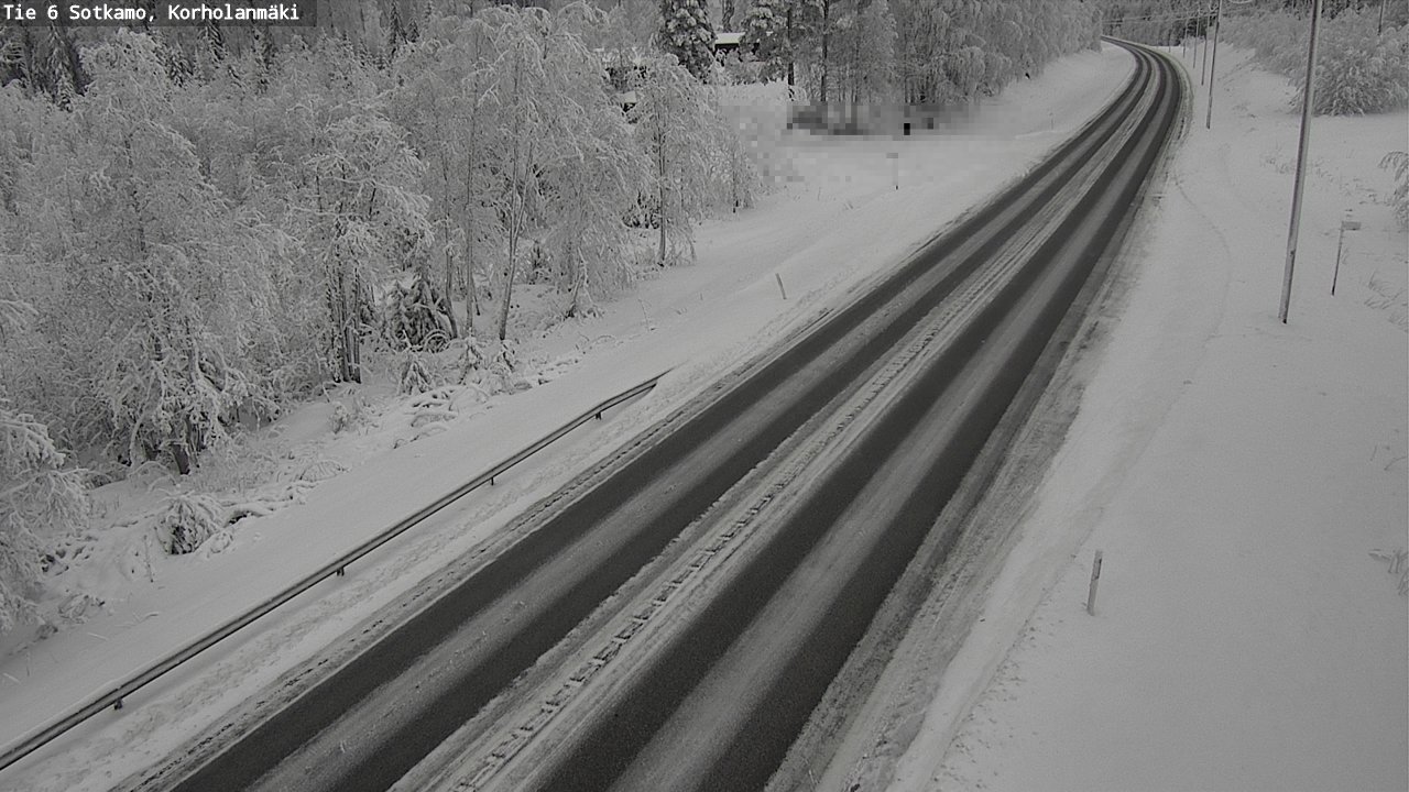 Weather Camera Image Road 6 Sotkamo, Korholanmäki, Sotkamo, Kainuu
