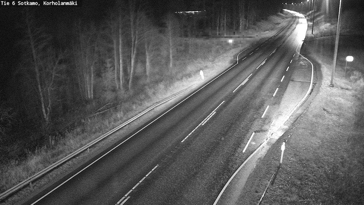 Weather Camera Image Väg 6 Sotkamo, Korholanmäki, Sotkamo, Kainuu