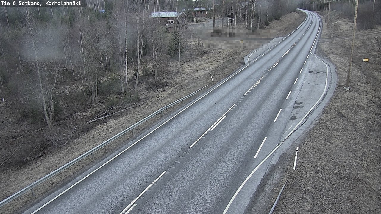 Weather Camera Image Väg 6 Sotkamo, Korholanmäki, Sotkamo, Kainuu