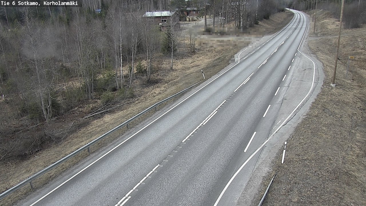Weather Camera Image Väg 6 Sotkamo, Korholanmäki, Sotkamo, Kainuu