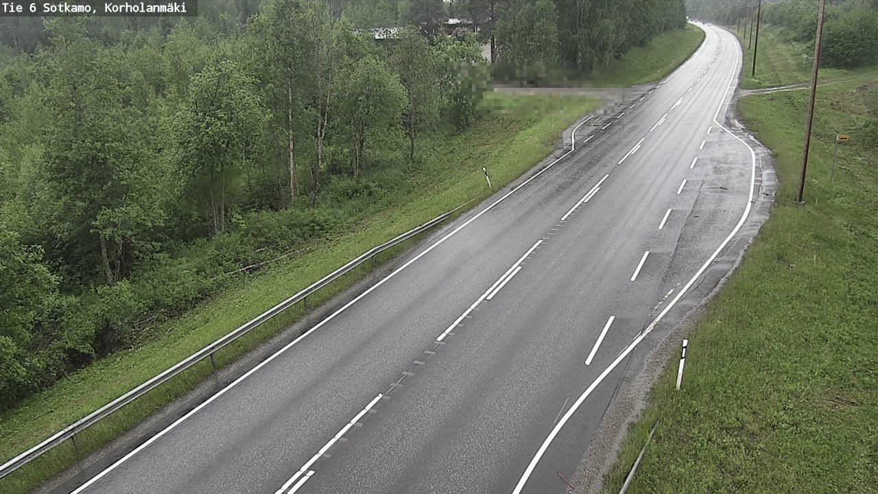 Weather Camera Image Road 6 Sotkamo, Korholanmäki, Sotkamo, Kainuu