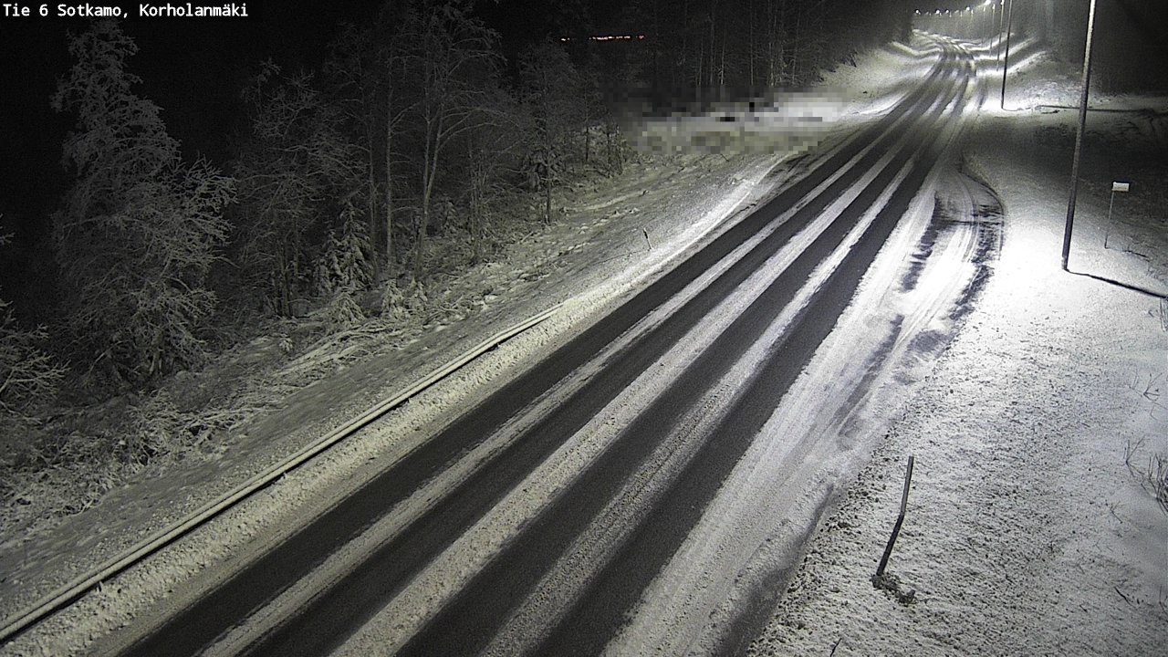 Weather Camera Image Väg 6 Sotkamo, Korholanmäki, Sotkamo, Kainuu