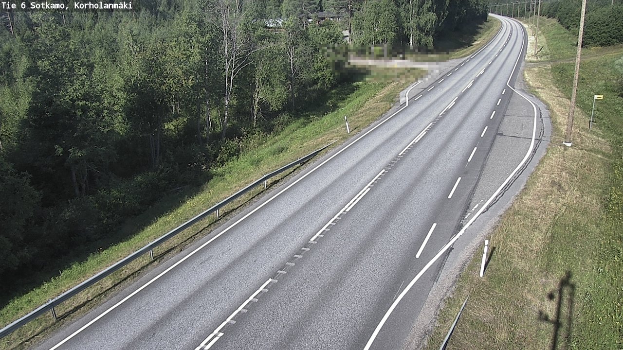 Weather Camera Image Väg 6 Sotkamo, Korholanmäki, Sotkamo, Kainuu