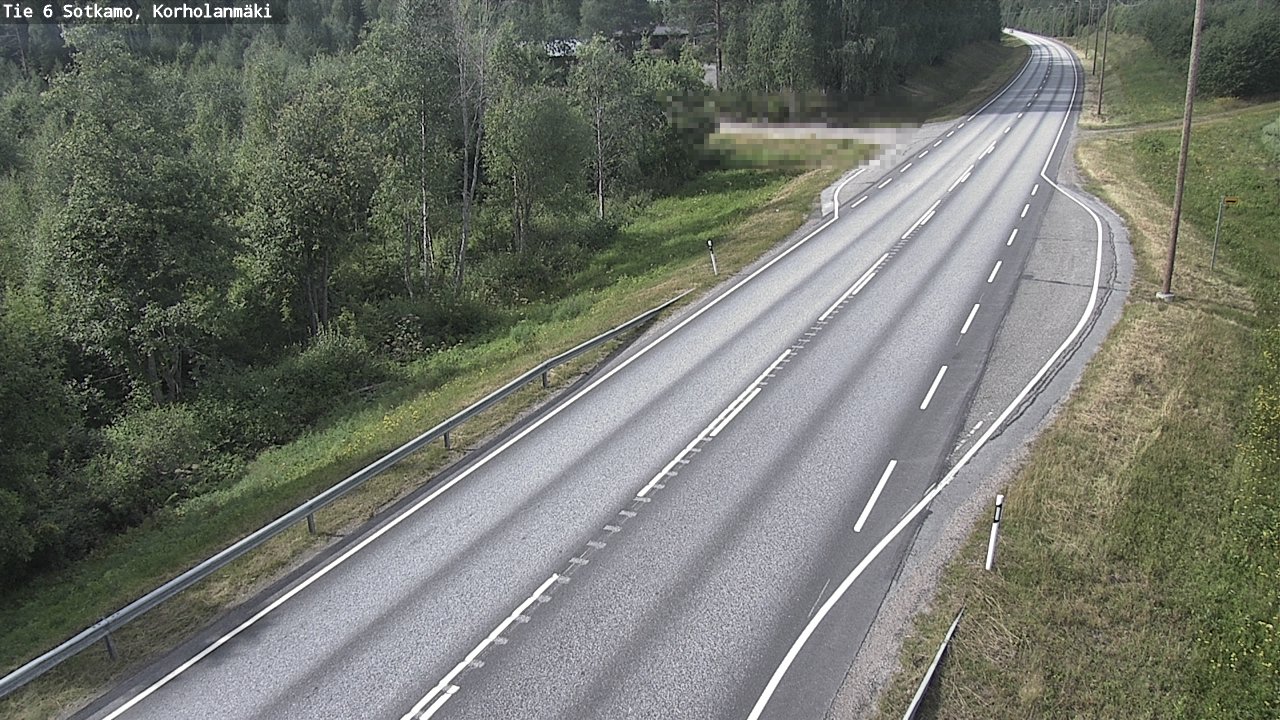 Weather Camera Image Väg 6 Sotkamo, Korholanmäki, Sotkamo, Kainuu