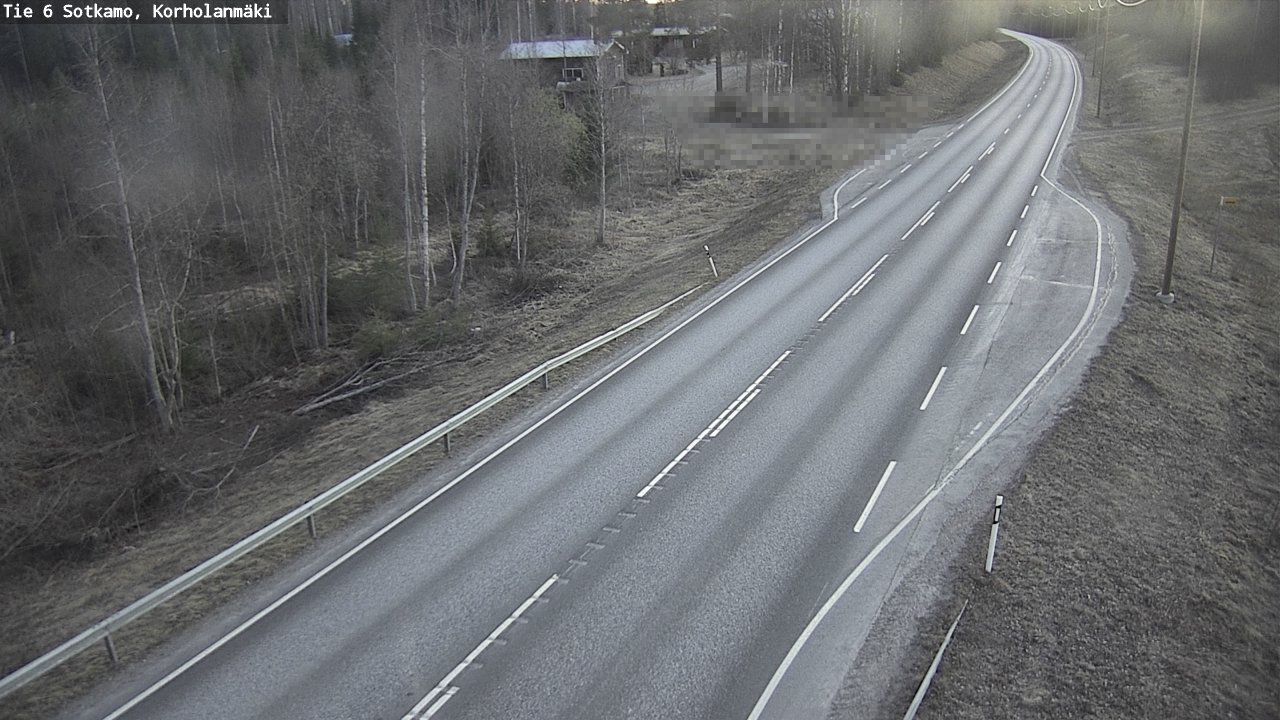 Weather Camera Image Väg 6 Sotkamo, Korholanmäki, Sotkamo, Kainuu