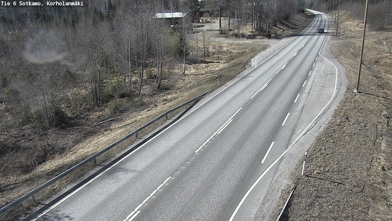 Weather Camera Image Väg 6 Sotkamo, Korholanmäki, Sotkamo, Kainuu