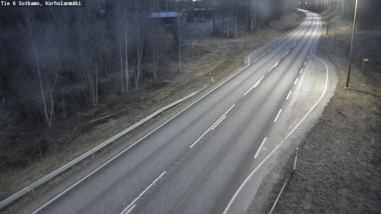 Weather Camera Image Väg 6 Sotkamo, Korholanmäki, Sotkamo, Kainuu