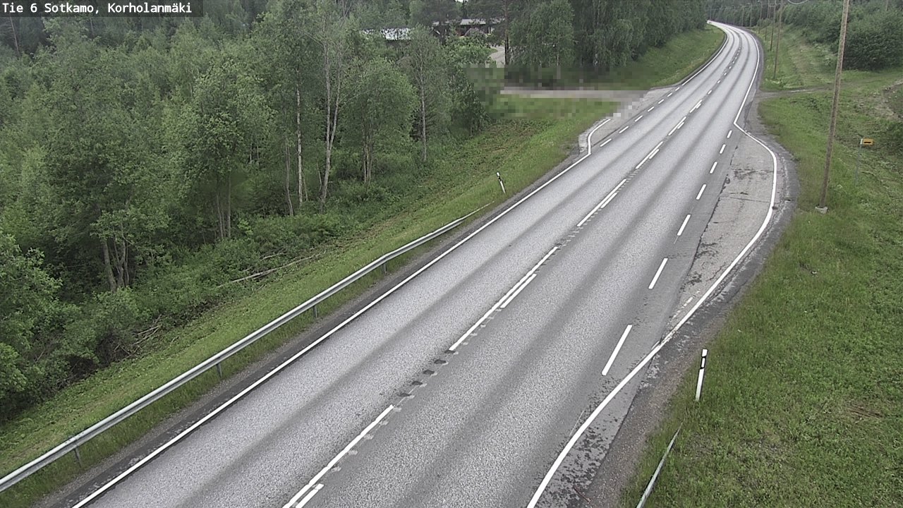 Weather Camera Image Road 6 Sotkamo, Korholanmäki, Sotkamo, Kainuu