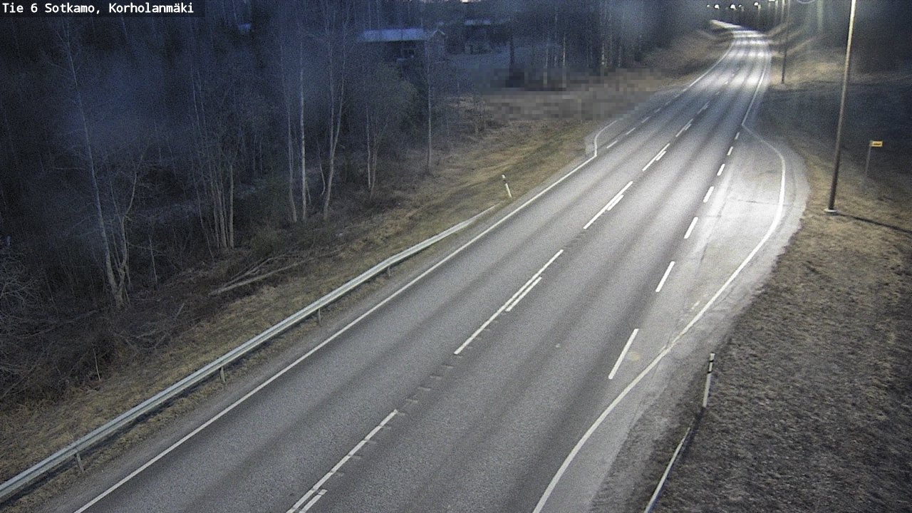 Weather Camera Image Väg 6 Sotkamo, Korholanmäki, Sotkamo, Kainuu