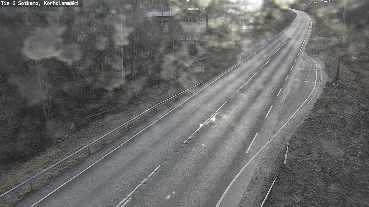 Weather Camera Image Väg 6 Sotkamo, Korholanmäki, Sotkamo, Kainuu
