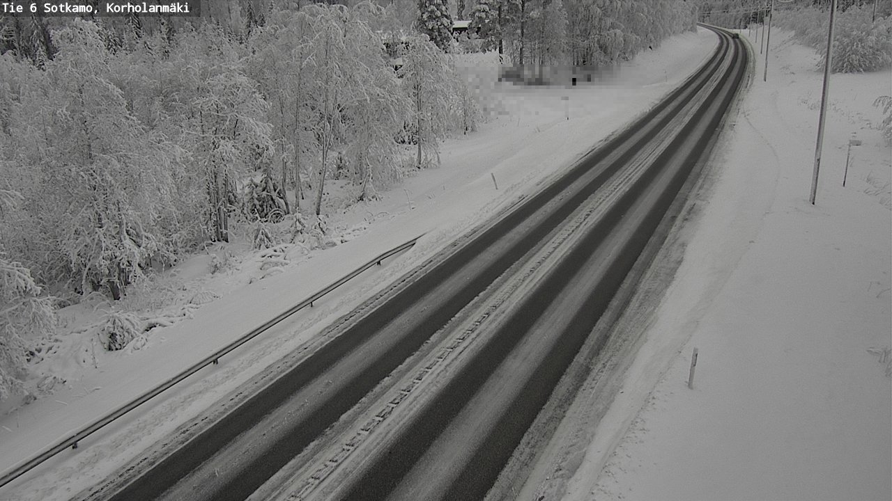 Weather Camera Image Road 6 Sotkamo, Korholanmäki, Sotkamo, Kainuu