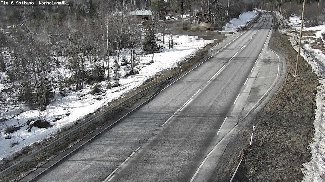 Weather Camera Image Road 6 Sotkamo, Korholanmäki, Sotkamo, Kainuu