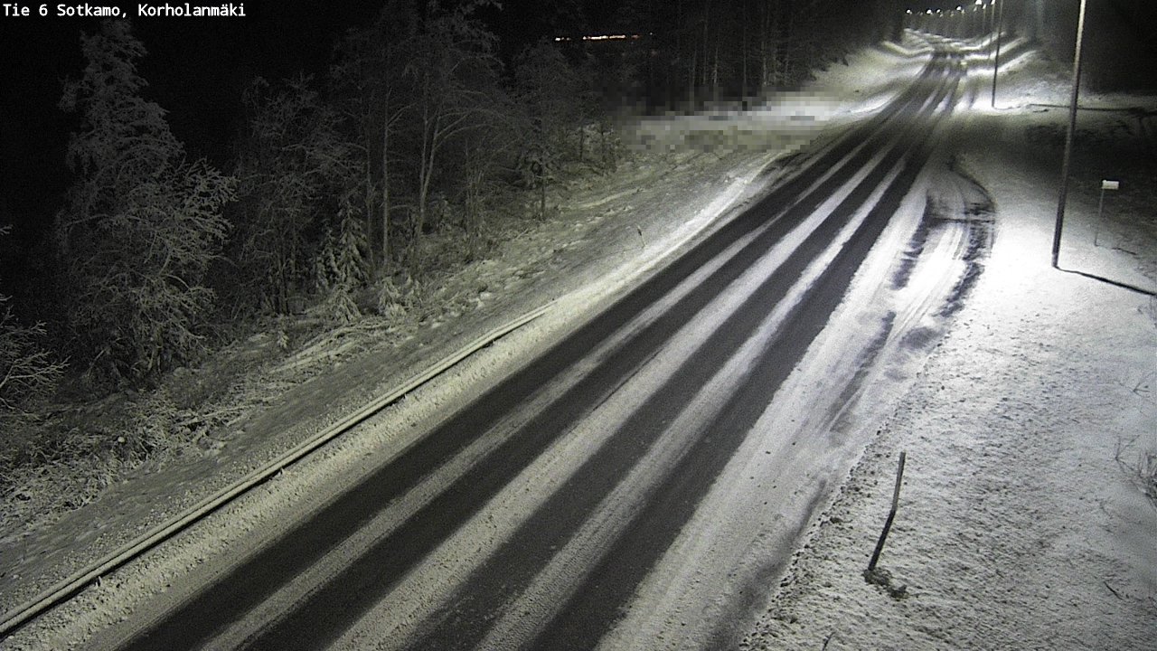 Weather Camera Image Väg 6 Sotkamo, Korholanmäki, Sotkamo, Kainuu