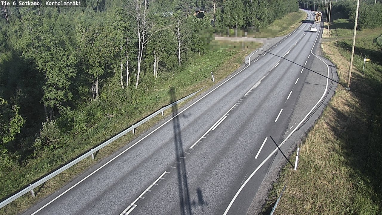 Weather Camera Image Väg 6 Sotkamo, Korholanmäki, Sotkamo, Kainuu