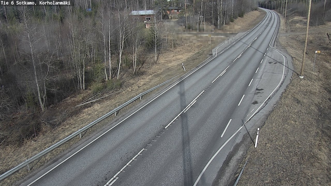 Weather Camera Image Väg 6 Sotkamo, Korholanmäki, Sotkamo, Kainuu