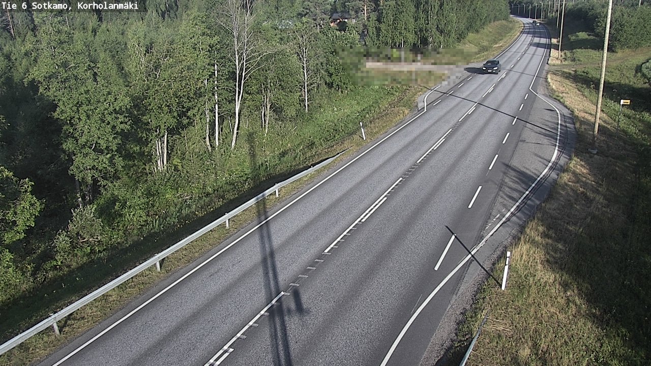 Weather Camera Image Väg 6 Sotkamo, Korholanmäki, Sotkamo, Kainuu