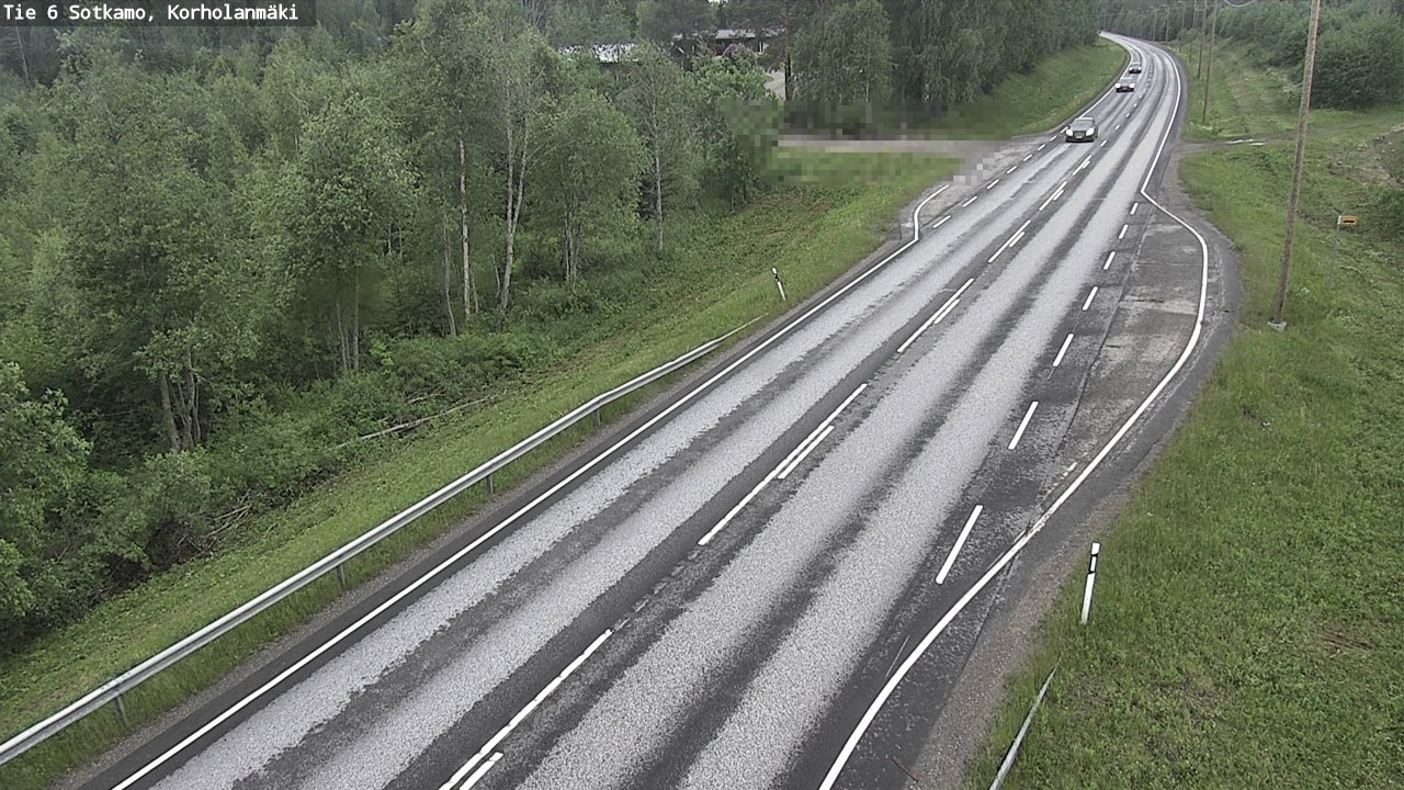 Weather Camera Image Väg 6 Sotkamo, Korholanmäki, Sotkamo, Kainuu