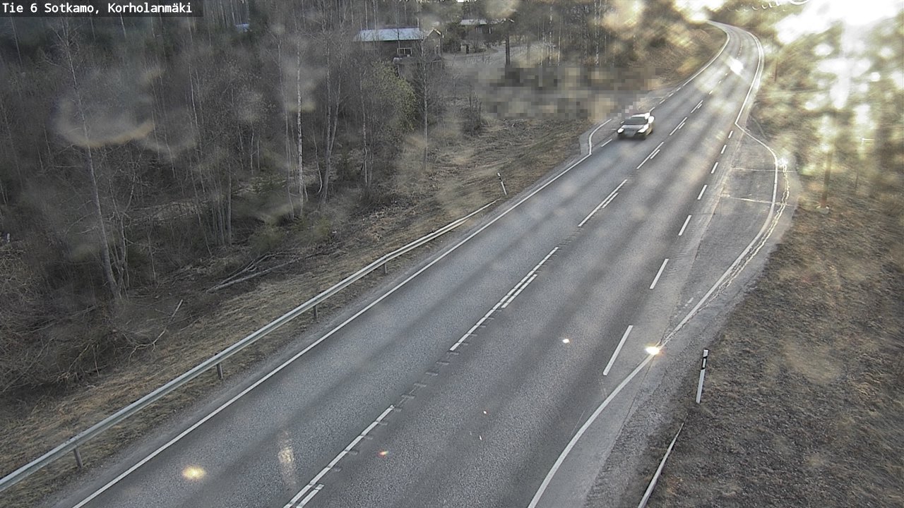 Weather Camera Image Väg 6 Sotkamo, Korholanmäki, Sotkamo, Kainuu