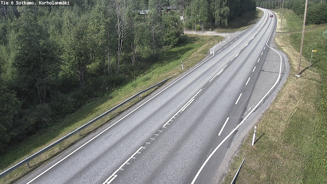 Weather Camera Image Väg 6 Sotkamo, Korholanmäki, Sotkamo, Kainuu