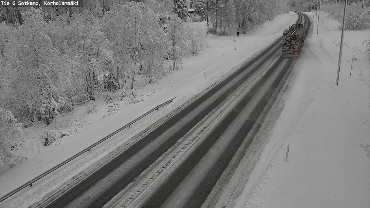 Weather Camera Image Road 6 Sotkamo, Korholanmäki, Sotkamo, Kainuu