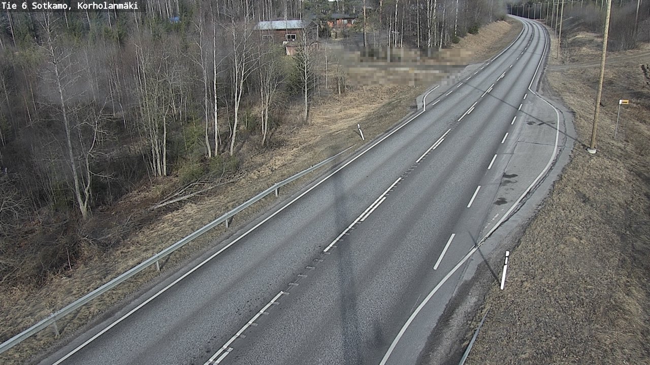 Weather Camera Image Väg 6 Sotkamo, Korholanmäki, Sotkamo, Kainuu
