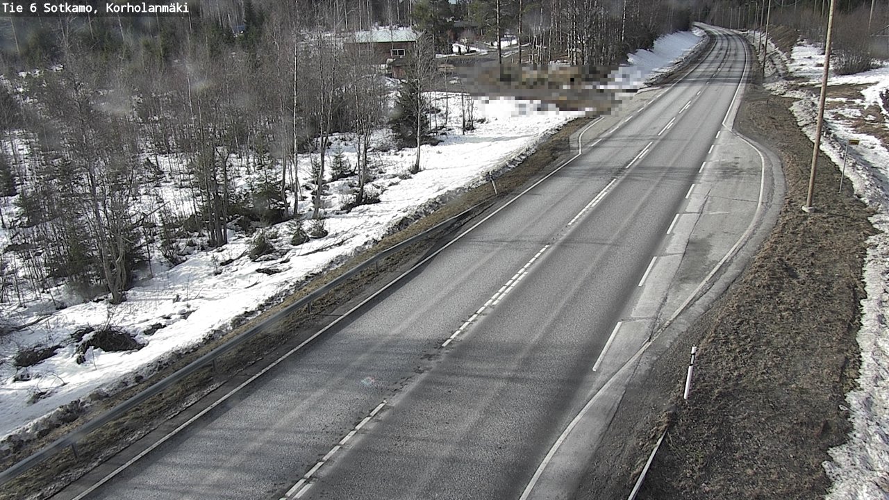 Weather Camera Image Road 6 Sotkamo, Korholanmäki, Sotkamo, Kainuu