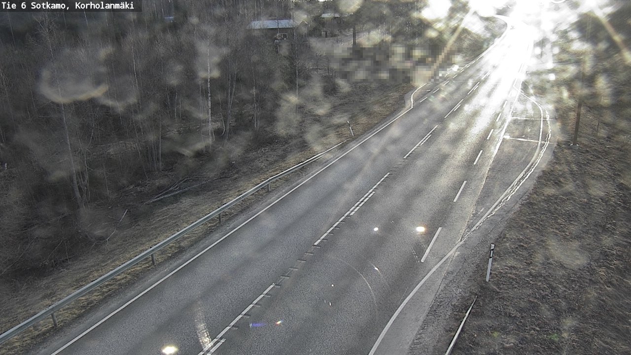 Weather Camera Image Väg 6 Sotkamo, Korholanmäki, Sotkamo, Kainuu