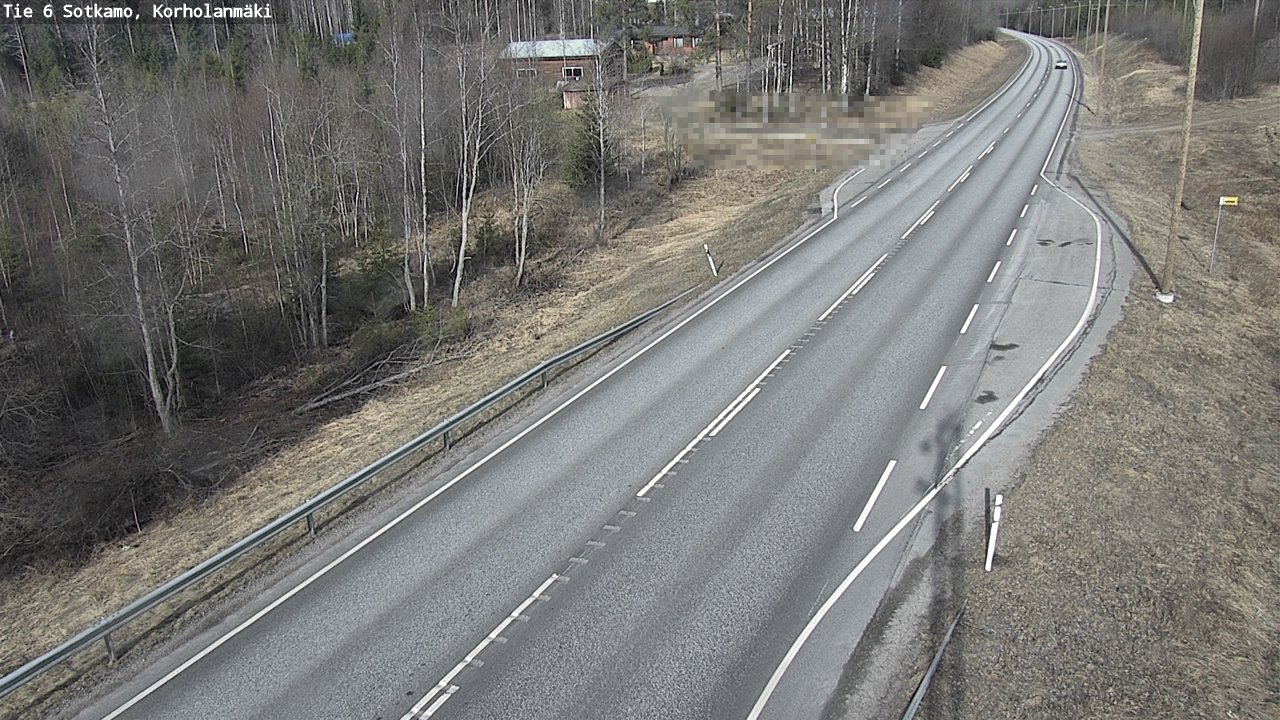 Weather Camera Image Väg 6 Sotkamo, Korholanmäki, Sotkamo, Kainuu