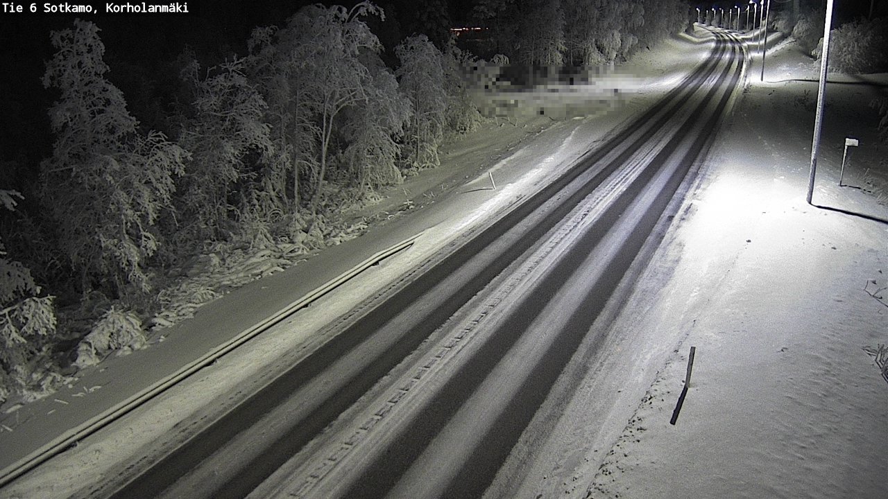 Weather Camera Image Väg 6 Sotkamo, Korholanmäki, Sotkamo, Kainuu