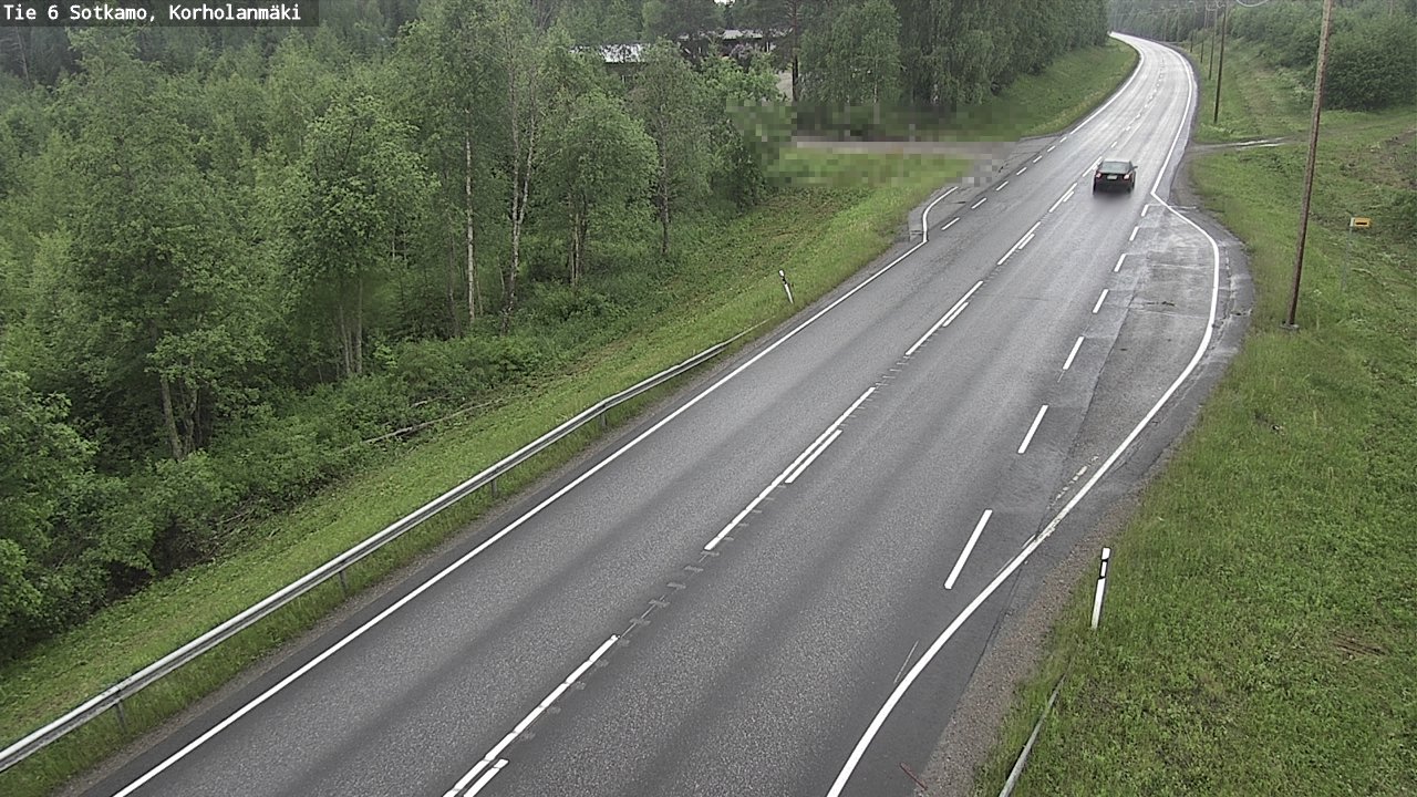 Weather Camera Image Väg 6 Sotkamo, Korholanmäki, Sotkamo, Kainuu