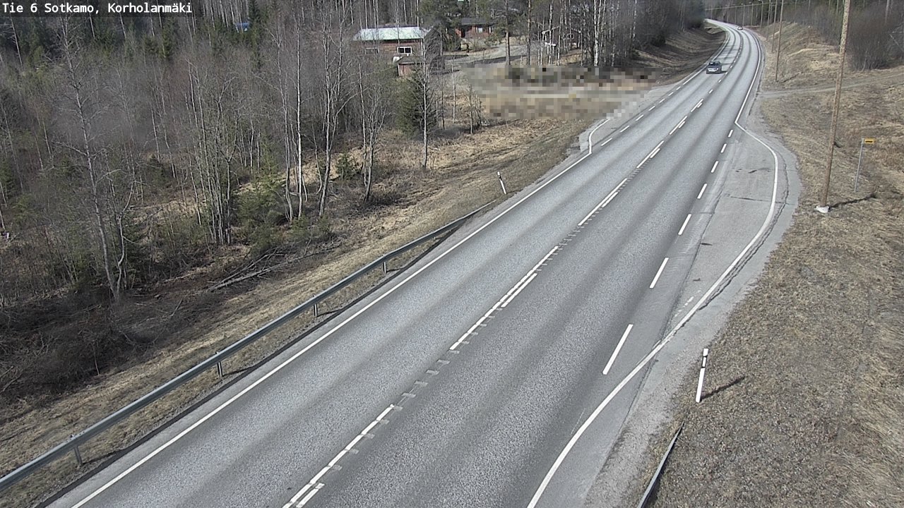 Weather Camera Image Väg 6 Sotkamo, Korholanmäki, Sotkamo, Kainuu