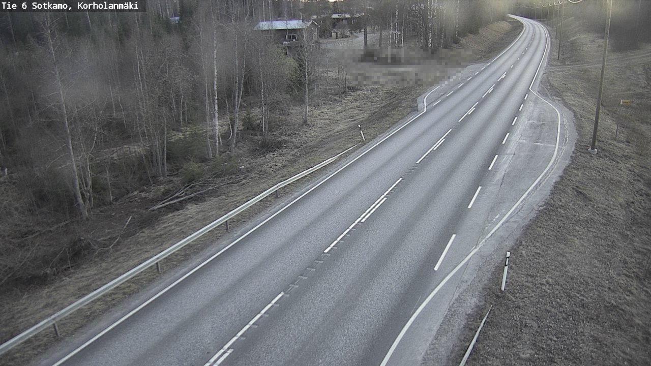 Weather Camera Image Väg 6 Sotkamo, Korholanmäki, Sotkamo, Kainuu