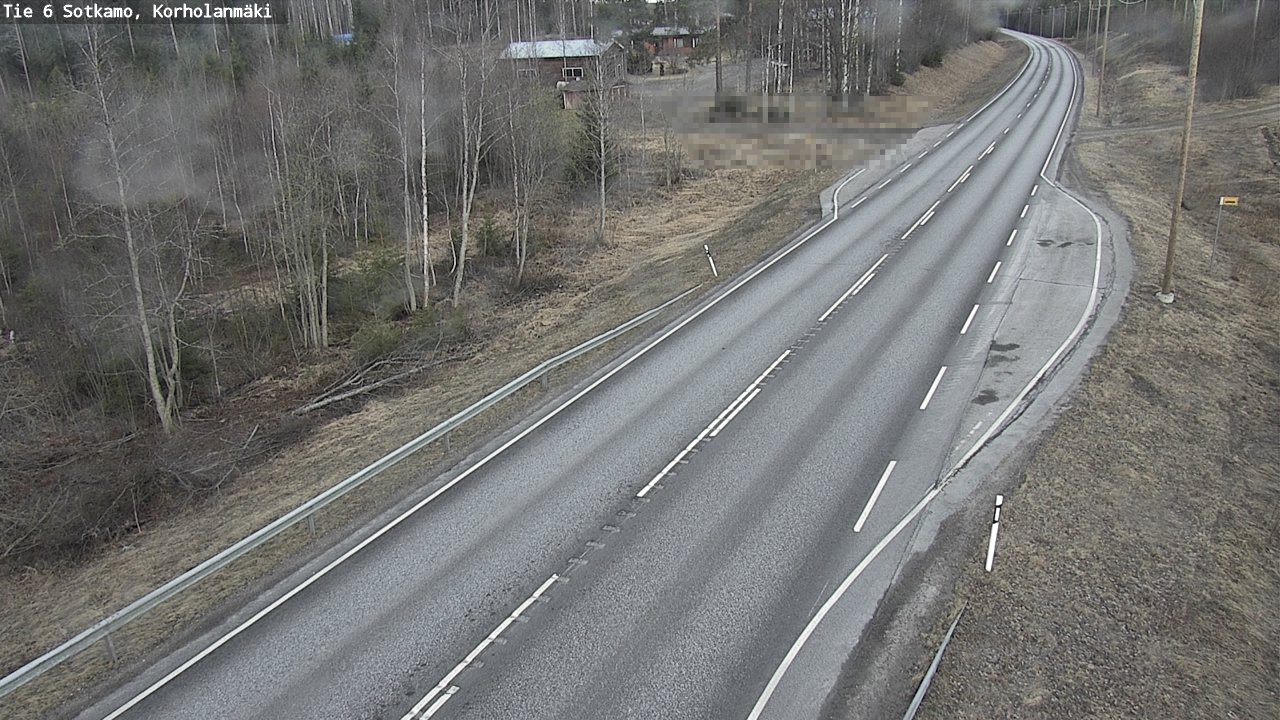 Weather Camera Image Väg 6 Sotkamo, Korholanmäki, Sotkamo, Kainuu