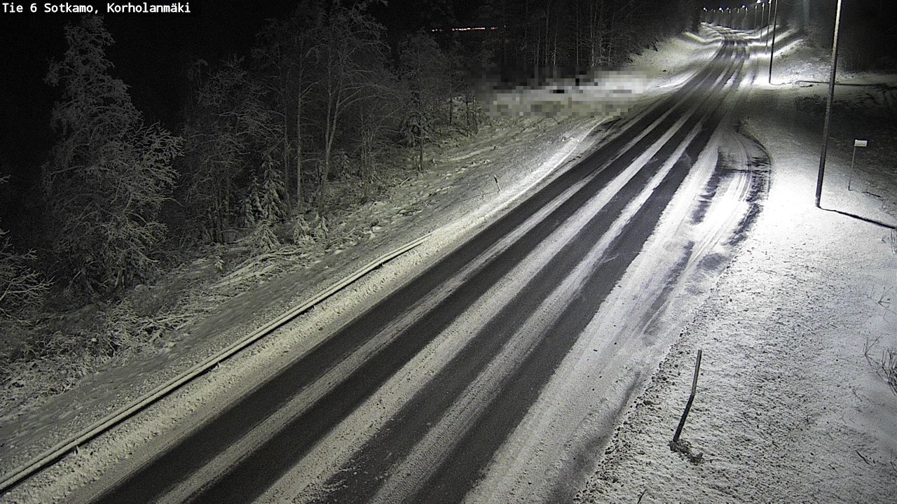 Weather Camera Image Väg 6 Sotkamo, Korholanmäki, Sotkamo, Kainuu