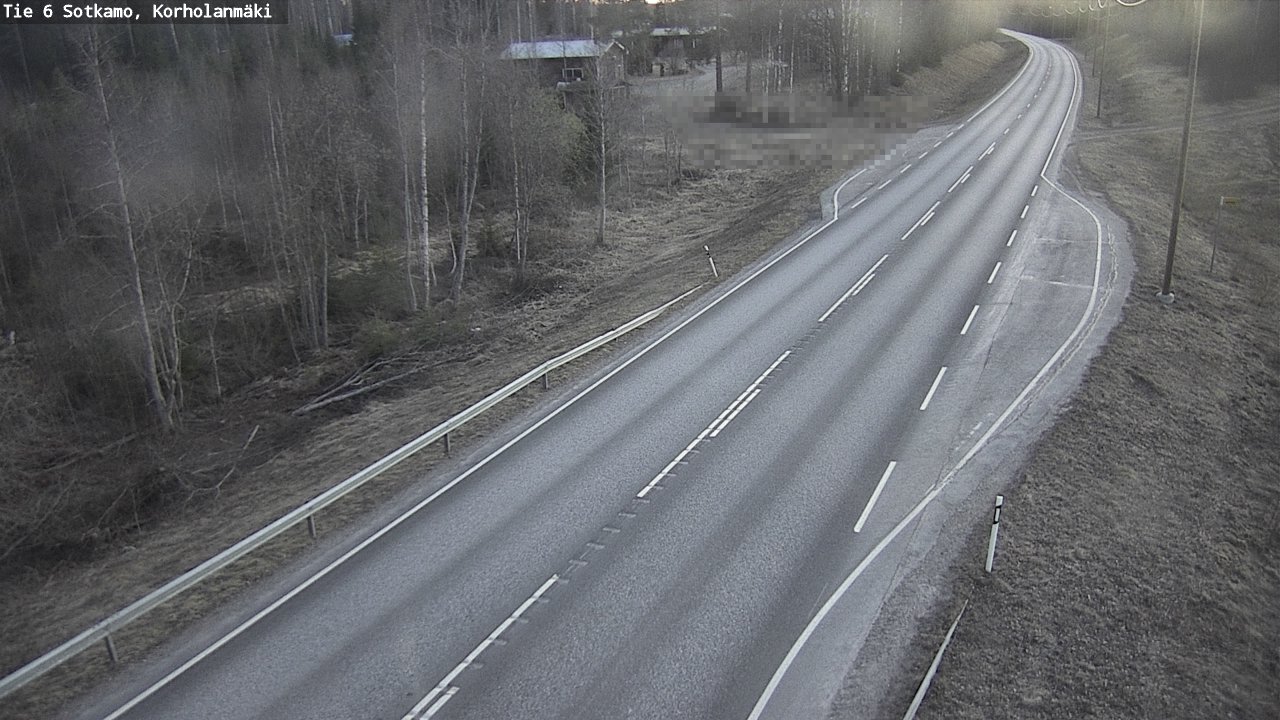 Weather Camera Image Väg 6 Sotkamo, Korholanmäki, Sotkamo, Kainuu