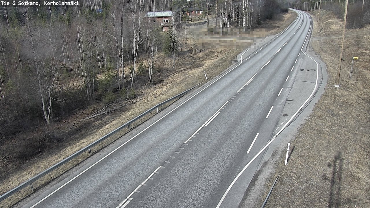Weather Camera Image Väg 6 Sotkamo, Korholanmäki, Sotkamo, Kainuu