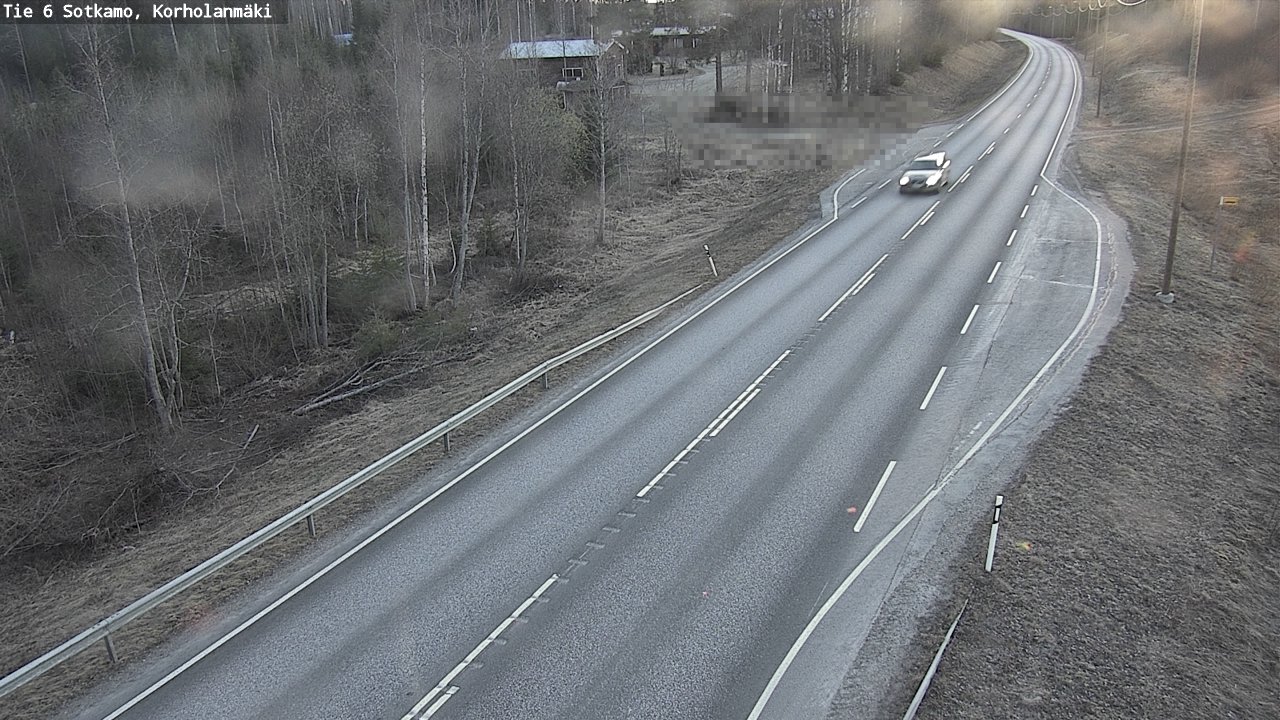Weather Camera Image Väg 6 Sotkamo, Korholanmäki, Sotkamo, Kainuu