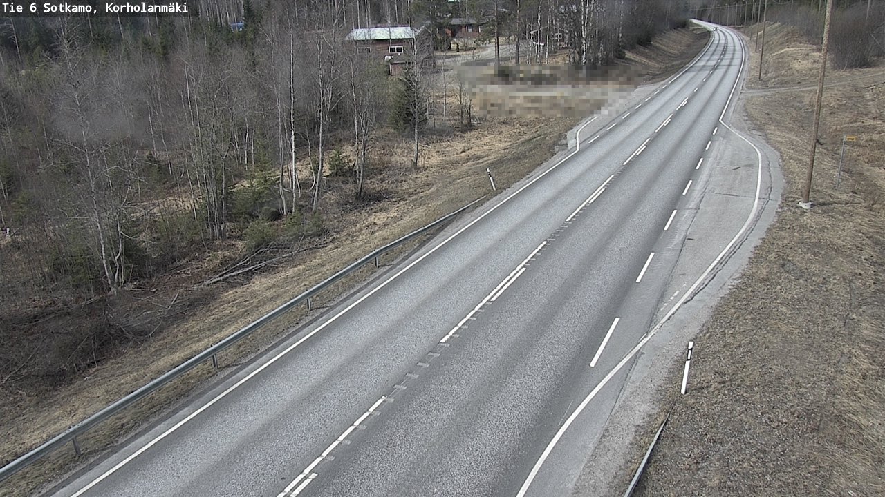 Weather Camera Image Väg 6 Sotkamo, Korholanmäki, Sotkamo, Kainuu