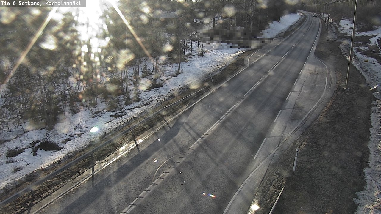Weather Camera Image Väg 6 Sotkamo, Korholanmäki, Sotkamo, Kainuu