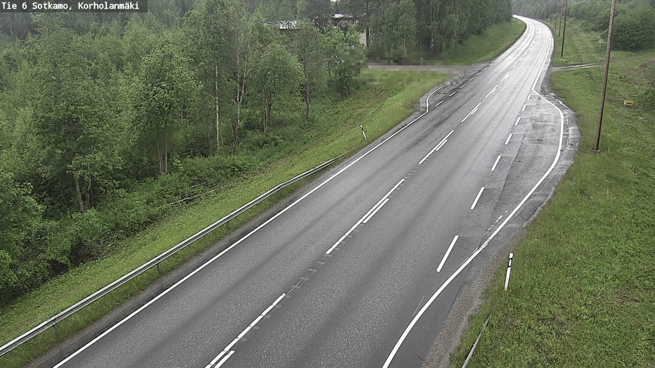 Weather Camera Image Väg 6 Sotkamo, Korholanmäki, Sotkamo, Kainuu