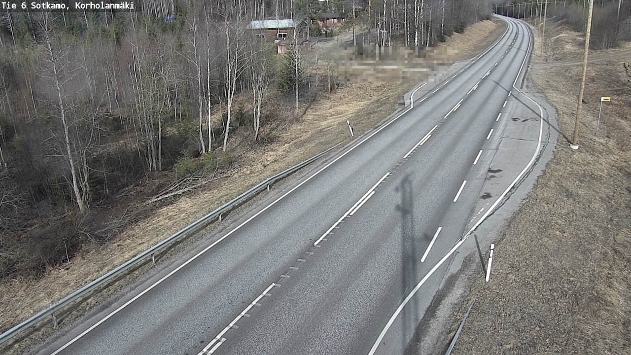 Weather Camera Image Väg 6 Sotkamo, Korholanmäki, Sotkamo, Kainuu